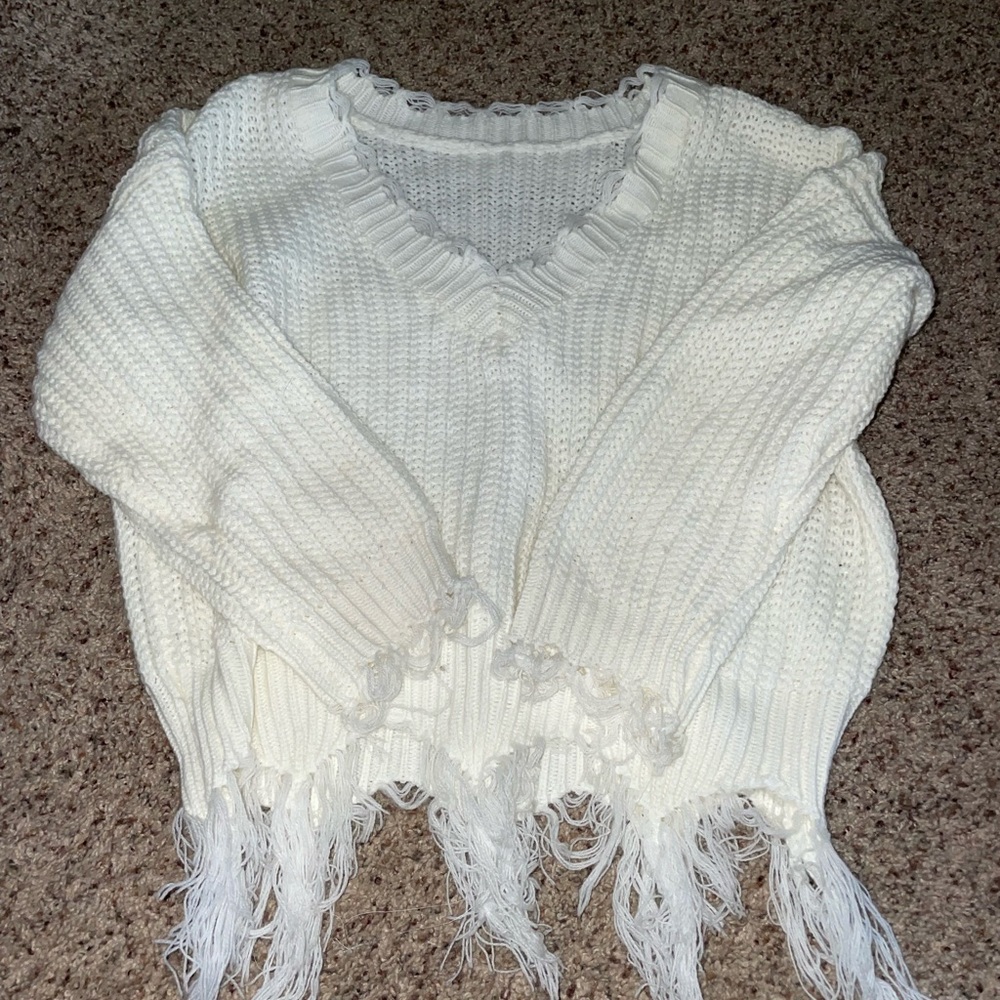 White sweater